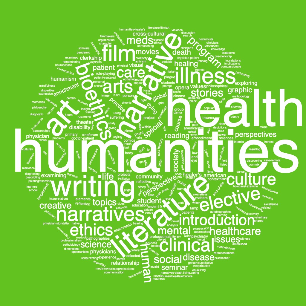 medicine course titles wordcloud
